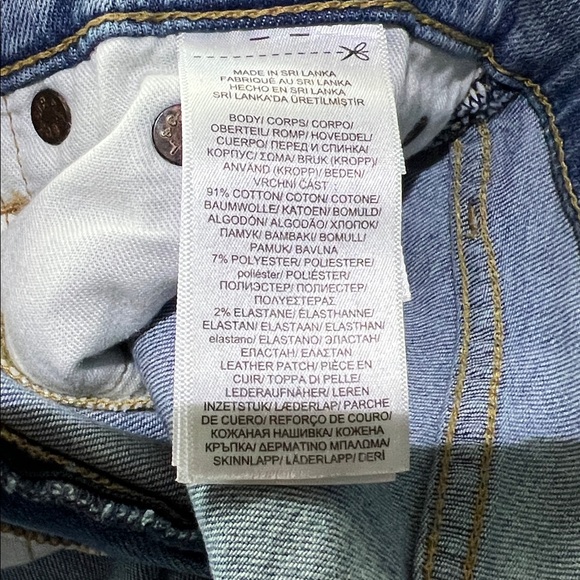 Polo Ralph Lauren The Tompkins Skinny Crop Size 27 - Picture 8 of 8